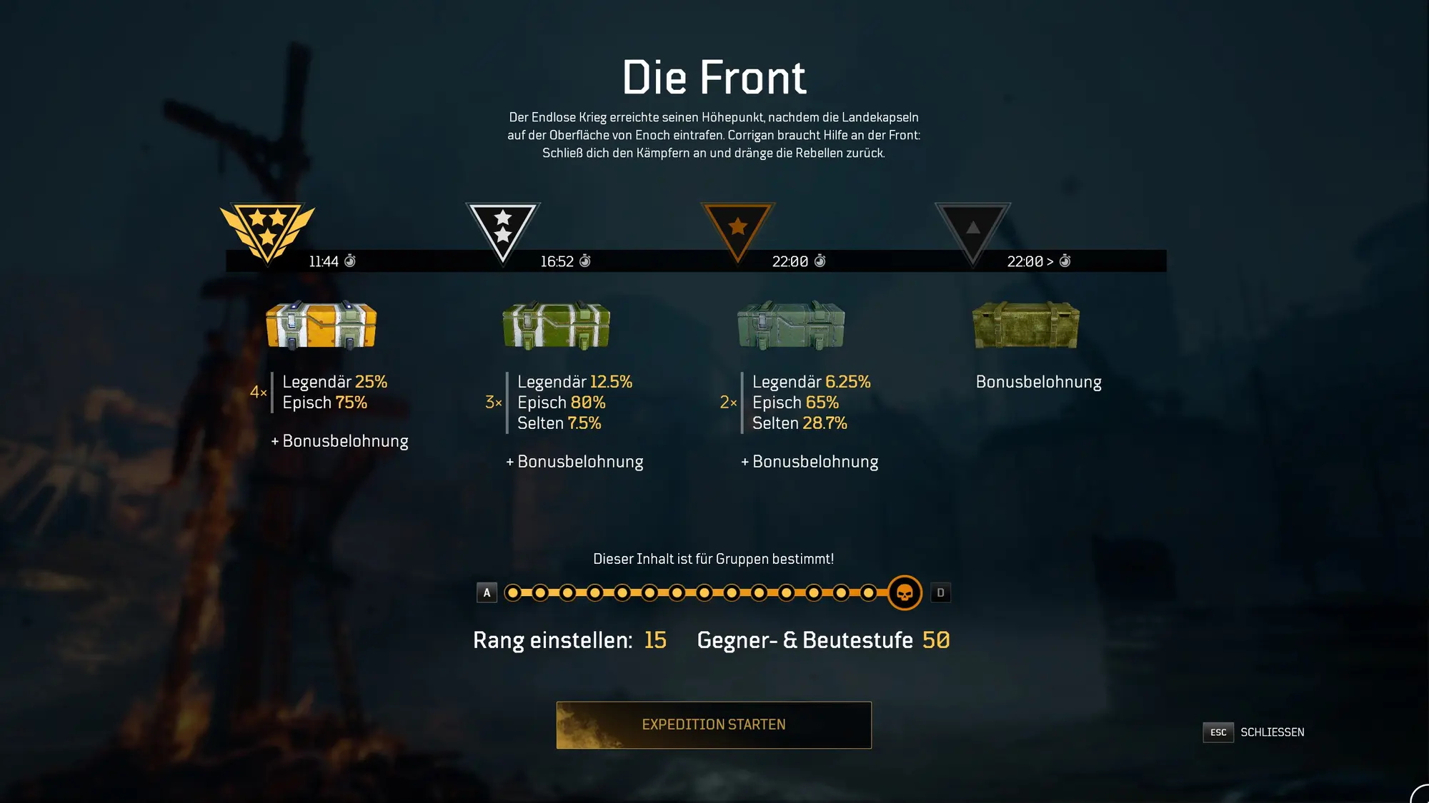 die front rang15