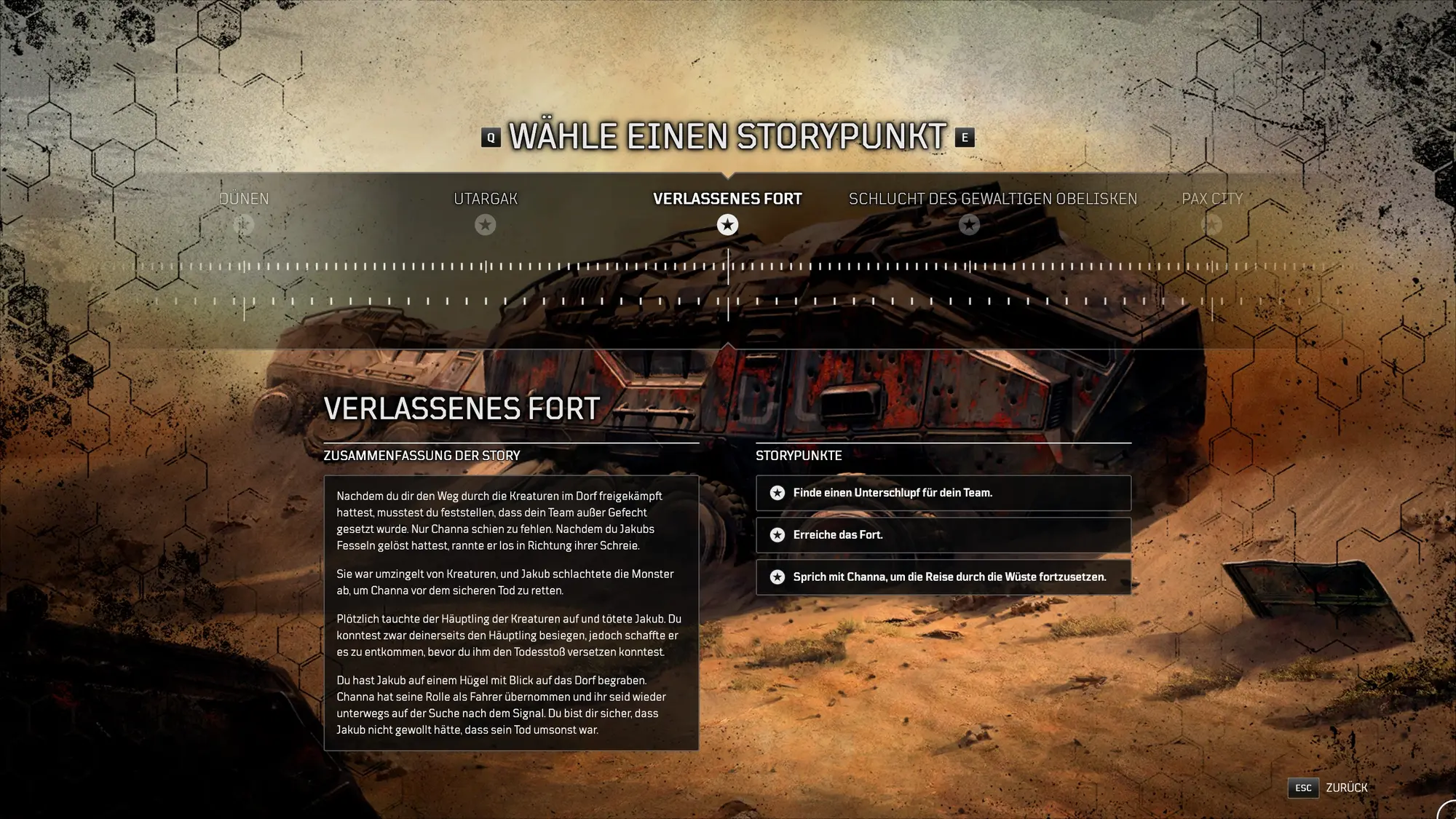 verlassenes fort