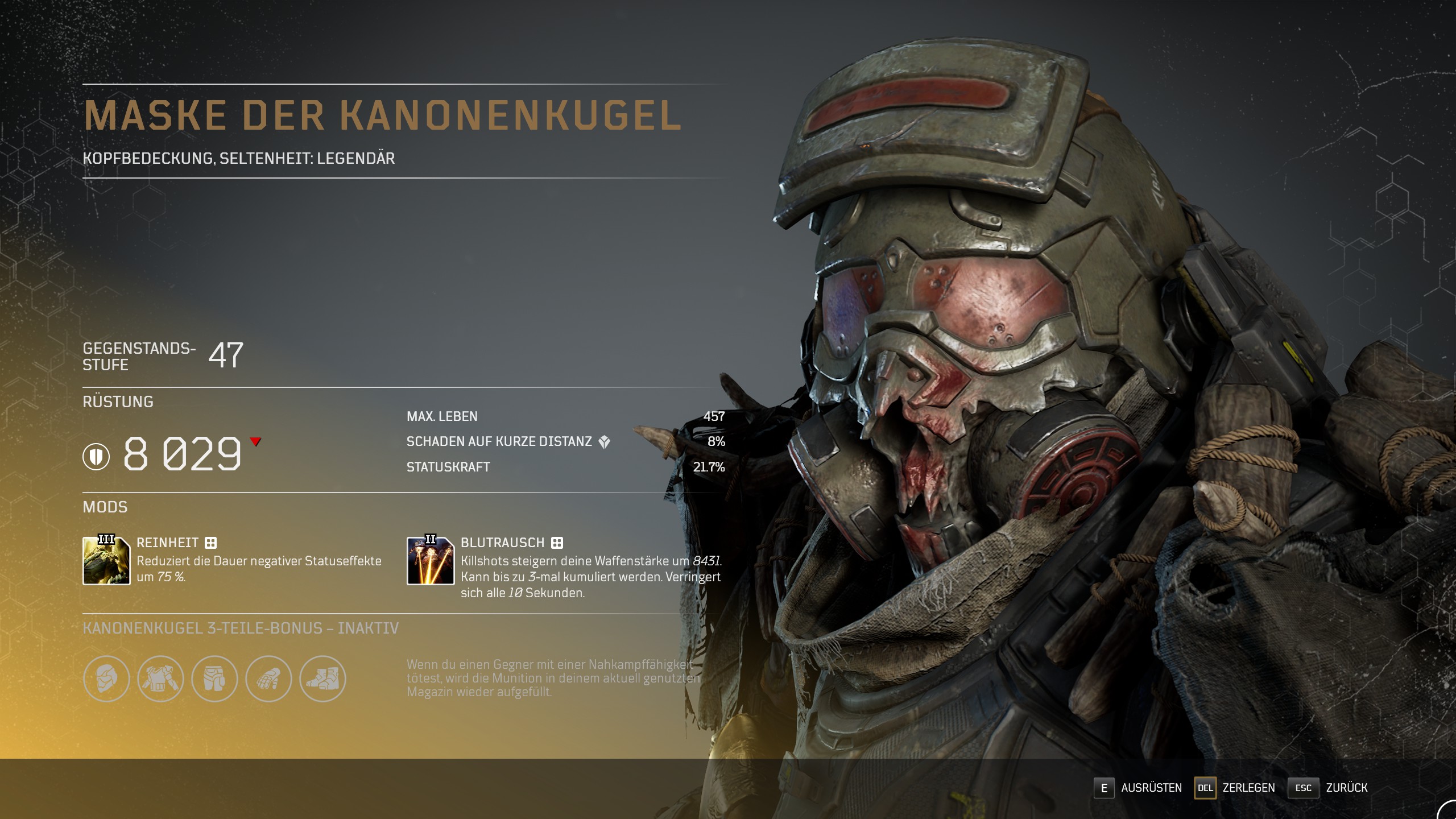 Maske der Kanonenkugel 03