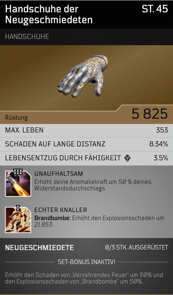 Handschuhe der neugeschmiedeten 02